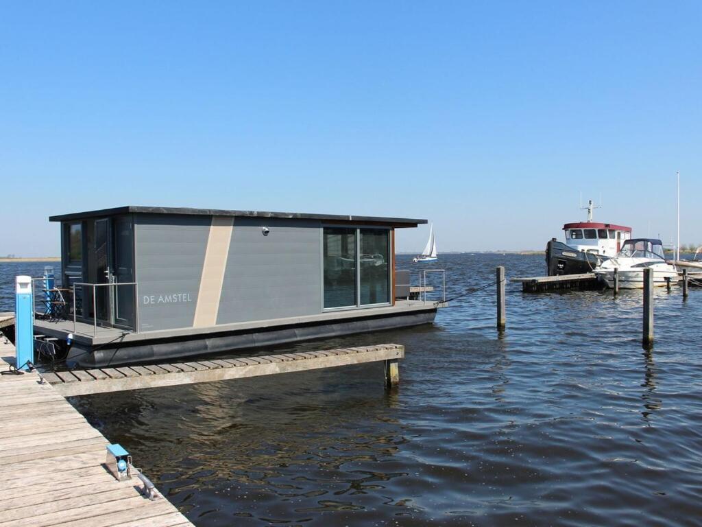 Modern Houseboat With Air Conditioning Located In Marina Uitgeest Kültér fotó